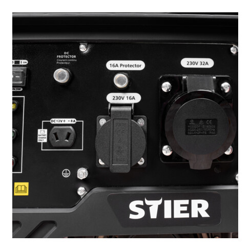 STIER Inverter Stromerzeuger SNS-500 5,0 kW 75 dB(A)
