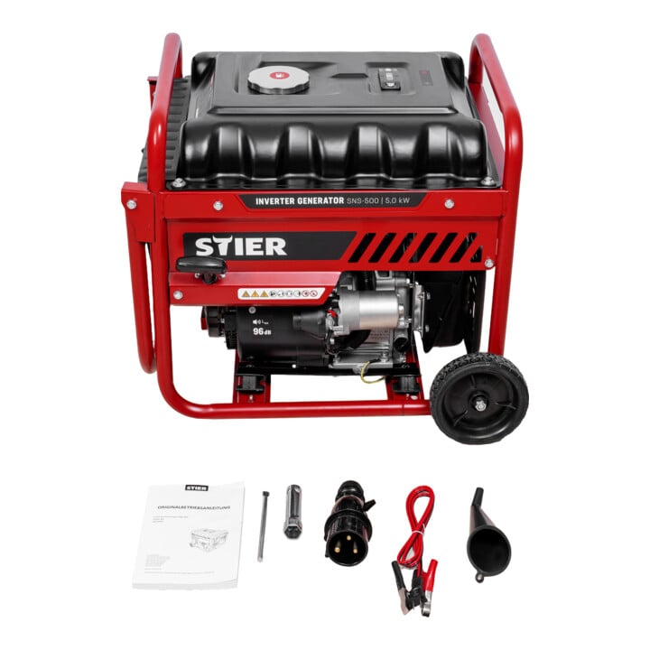 STIER Inverter Stromerzeuger SNS-500 5,0 kW 75 dB(A)