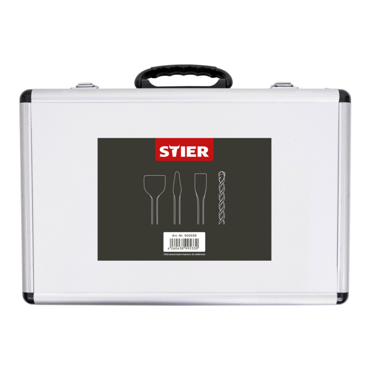 STIER Jeu de forets et burins SDS-Plus, 17 pièces