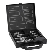STIER Jeu de forets HSS-G métal dans coffret métal, 3-10mm, 80 pièces-1