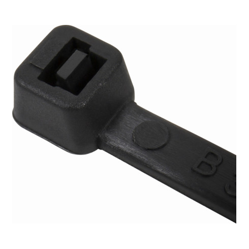 STIER Kabelbinder Nylon schwarz 4,8x370 mm innenverzahnt
