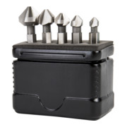 STIER Kegelsenker Set 5-teilig Bit-Schaft 1/4"-2