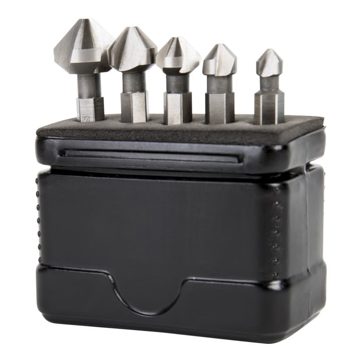 STIER Kegelsenker Set 5-teilig Bit-Schaft 1/4"