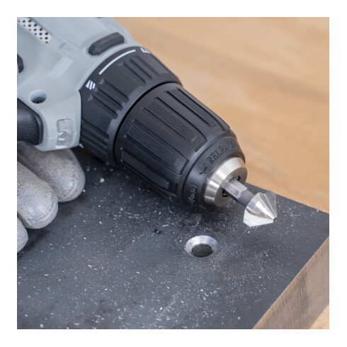 STIER Kegelsenker Set 5-teilig Bit-Schaft 1/4"