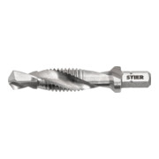 STIER Kombigewindebohrer Bit M10 DIN 3126 HSS-G 1/4"-Sechskant