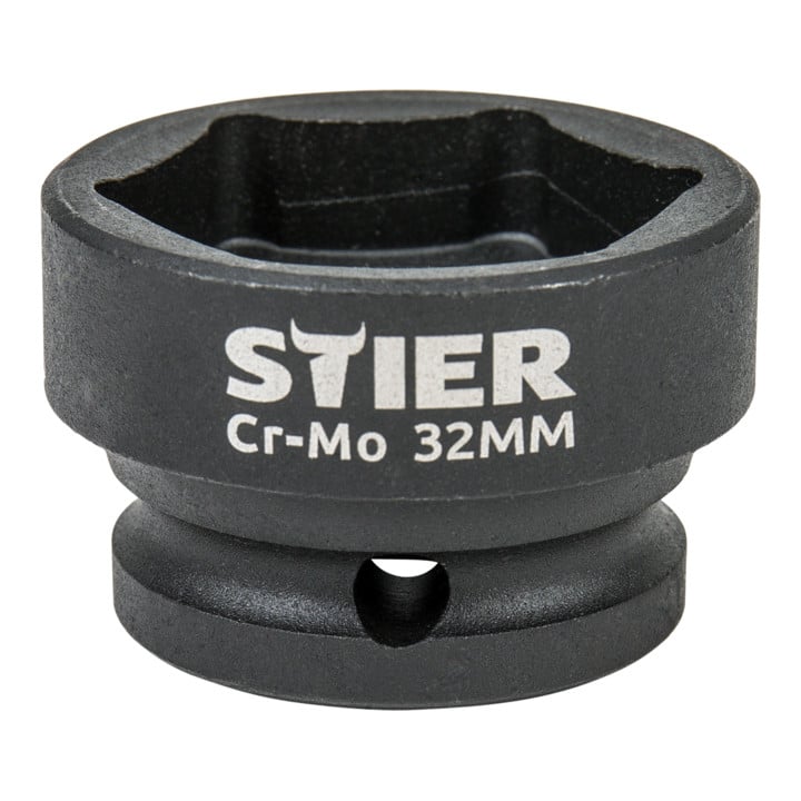 STIER Kraftschraubereinsatz-Sortiment Profi+ extra kurz 1/2" 6-KT 18-teilig