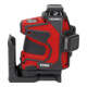STIER Kreuzlinienlaser SKL 3x360°, 520nm, grün, 1/4" und 5/8" Gewinde im Koffer-4