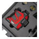 STIER Kreuzlinienlaser SKL 3x360°, 520nm, grün, 1/4" und 5/8" Gewinde im Koffer