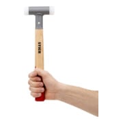 STIER kunststof hamer met Hickory-steel, UPE/nylon (65D/70D), ø 30 mm, terugslagvrij-5