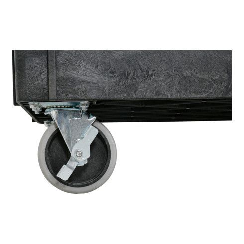 STIER Kunststoff-Vielzweckwagen mit 3 Etagen 250kg LxBxH 870x430x850mm