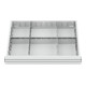 STIER lade-indeling metalen indeling BLH 100/125 mm binnenmaat 600x450 mm 6 vakken-1