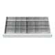 STIER lade-indeling metalen indeling BLH 100/125 mm binnenmaat 800x450 mm 28 vakken