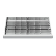 STIER lade-indeling metalen indeling BLH 100/125 mm binnenmaat 800x450 mm 28 vakken-2
