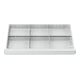 STIER lade-indeling metalen indeling BLH 100/125 mm binnenmaat 800x450 mm 6 vakken