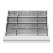 STIER lade-indeling metalen indeling BLH 150/175 mm binnenmaat 500x450 mm 12 vakken 6 x TW 125