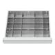 STIER lade-indeling metalen indeling BLH 150/175 mm binnenmaat 500x450 mm 20 vakken 6 x TW 75-1
