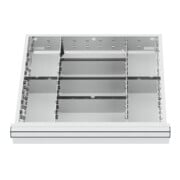 STIER lade-indeling metalen indeling BLH 150/175 mm binnenmaat 500x450 mm 8 vakken