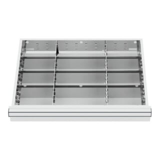 STIER lade-indeling metalen indeling BLH 150/175 mm binnenmaat 600x450 mm 12 vakken 6 x TW 175