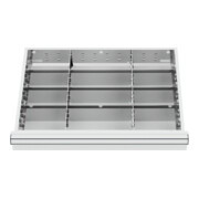 STIER lade-indeling metalen indeling BLH 150/175 mm binnenmaat 600x450 mm 12 vakken 6 x TW 175