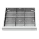 STIER lade-indeling metalen indeling BLH 200-300 mm binnenmaat 500x450 mm 12 vakken 6 x TW 175-1