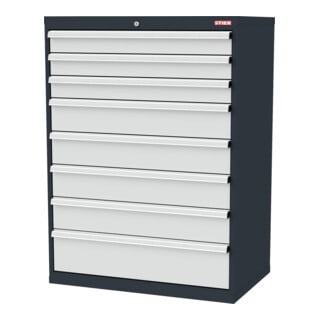 STIER Ladenkast 8 laden 900 x 575 x 1220 mm 80 kg