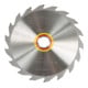 STIER Lama per sega circolare professionale per legno 225x2,6x30 18W angolo di spoglia superiore 28°