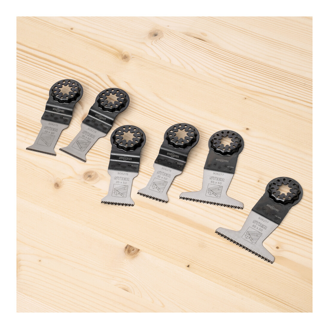 STIER Lama per sega Starlock Multitool per legno 6 pz.