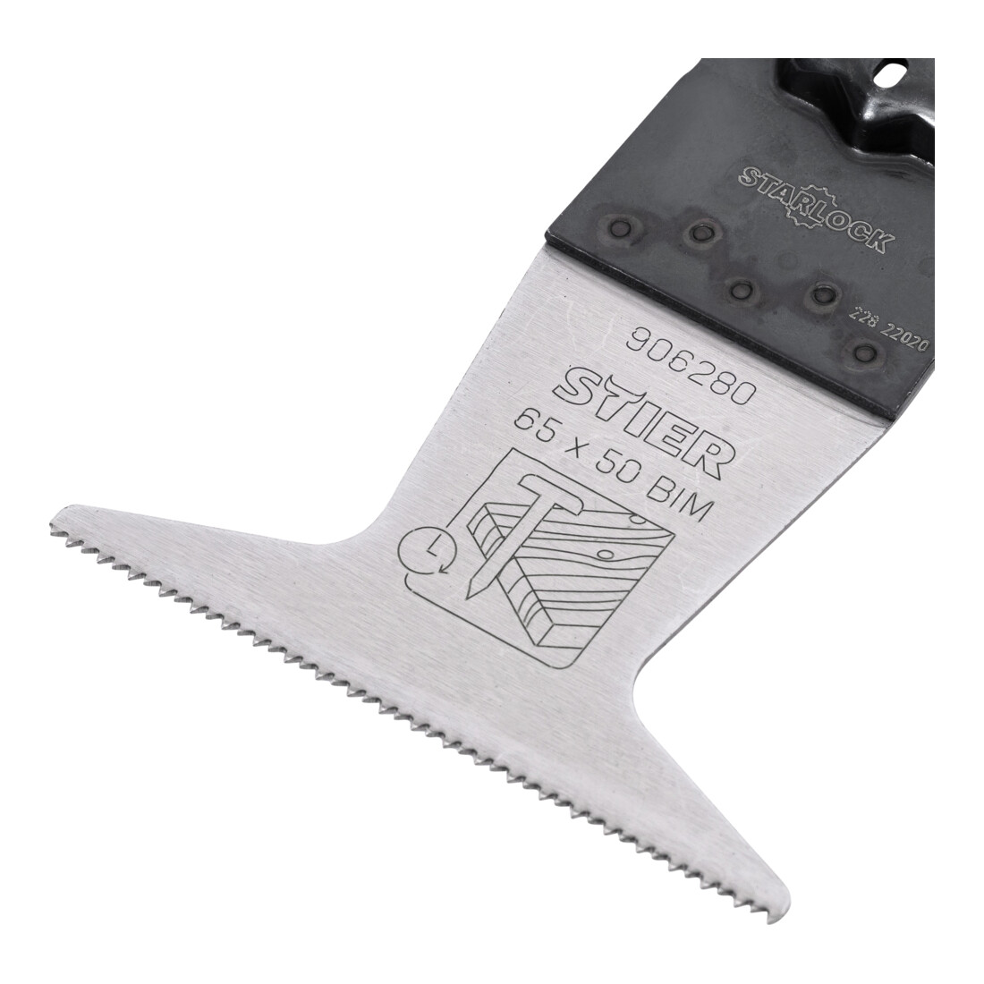 STIER Lama per sega Starlock Multitool per materiale universale, legno e chiodi 6 pz.