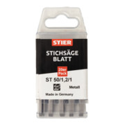 STIER Lama per seghetti alternativi HSS ST 50/1,2/1 lamiera alluminio metallo non ferroso taglio diritto-2