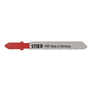 STIER Lama per seghetti alternativi HSS ST 50/2/1 lamiera alluminio metallo non ferroso taglio diritto