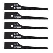 STIER Lama per seghetti alternativi per STS-100 32 denti 5 pz.