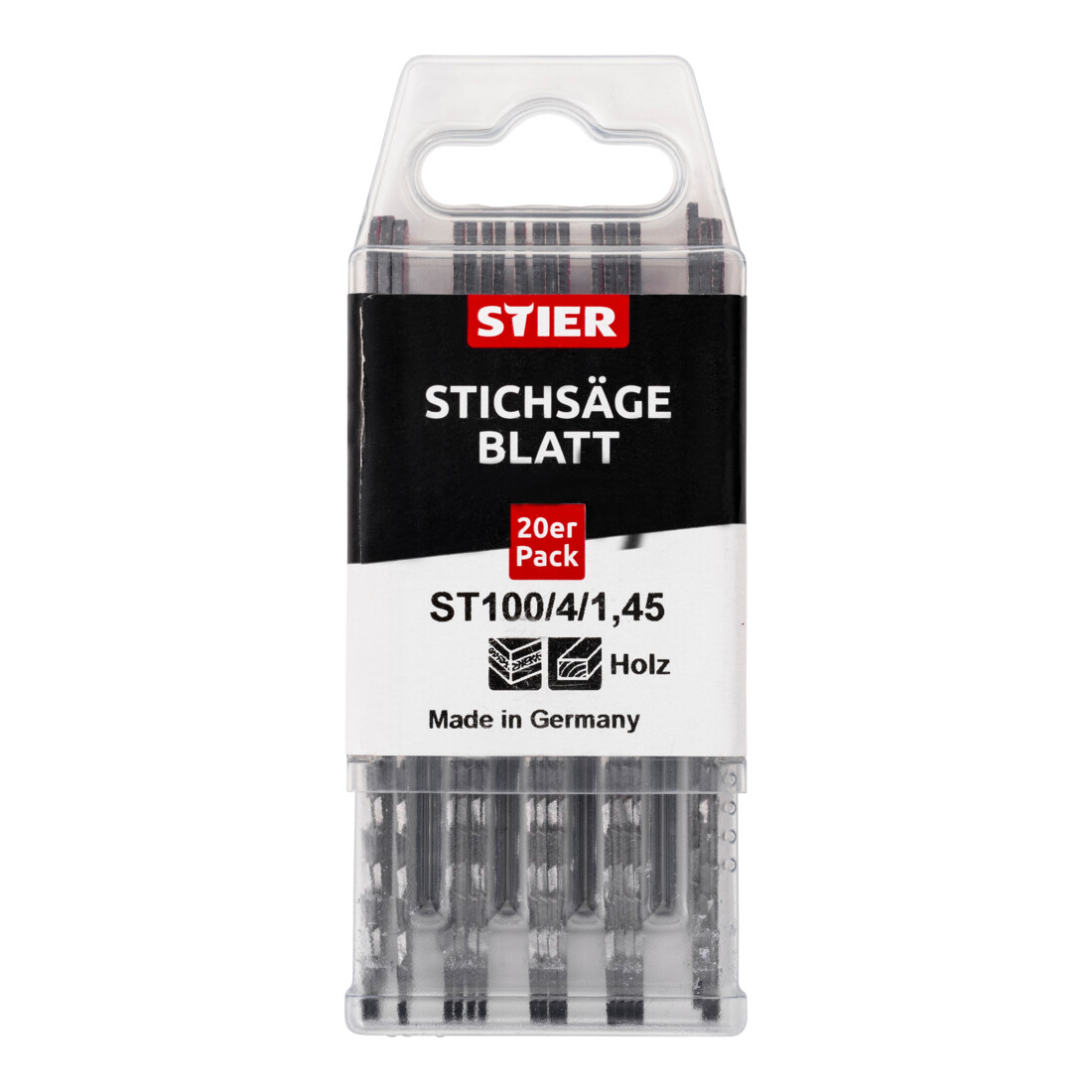STIER Lama per seghetti alternativi ST 100/4/1,45 taglio diritto, preciso e rapido in legno e pannelli