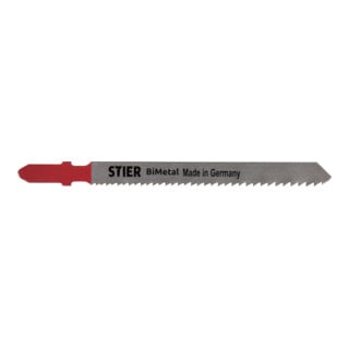 STIER Lama per seghetti alternativi ST 75/1,2-2,5/1 metallo per lamiere, tubi, profili sottili 1,2 mm - 2,5 mm
