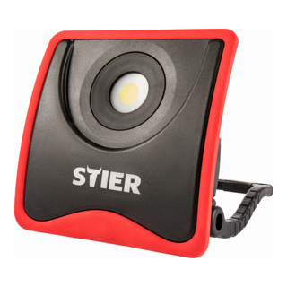 STIER Lampada da lavoro con LED COB a batteria 2200 lumen 7800 mAh