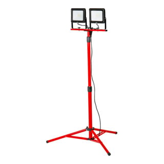 STIER Lampada da lavoro doppia con LED SMD 2x30W 2x2400 lumen con stativo