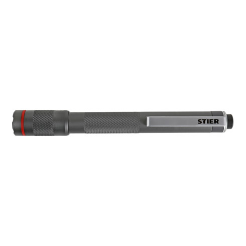 STIER Lampada tascabile a LED con funzione zoom 120 lumen 2 x AAA