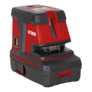 STIER Laser croix 150° x 130° avec 5 points de niveau, vert