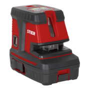 STIER Laser croix 150° x 130° avec 5 points de niveau, vert