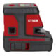 STIER Laser croix 150° x 130° avec 5 points de niveau, vert