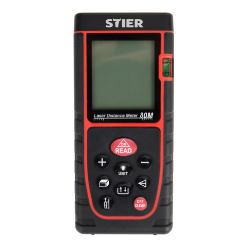 STIER Laser Entfernungsmesser SLE 100 100m Lasermessgerät Entfernungsmesser 