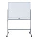 STIER Lavagna bianca mobile 1200x900 mm magnetica con telaio mobile-1