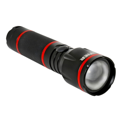 STIER LED-Taschenlampe mit Zoomfunktion 200 Lumen 3 x AAA