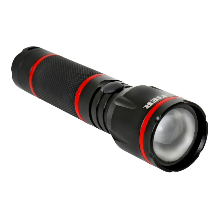 STIER LED-Taschenlampe mit Zoomfunktion 200 Lumen 3 x AAA