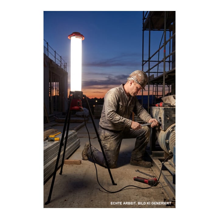 STIER LED Tower Baustrahler 360°, 17.000 Lumen, 140W- IP54