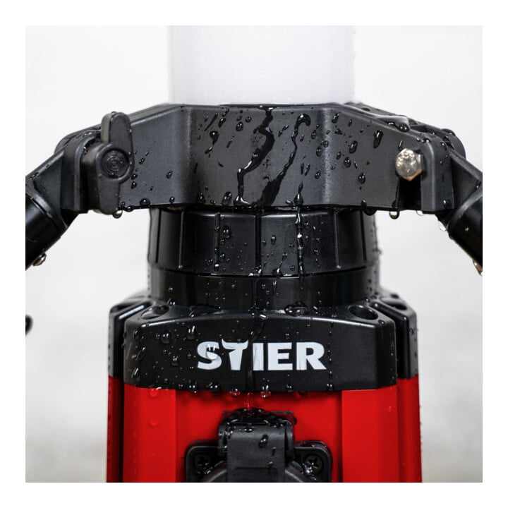 STIER LED-Tower-Baustrahler, 360°, 8280 Lumen, 72 W