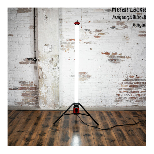 STIER led-tower-bouwlamp, 360°, 8280 lumen, 72 W