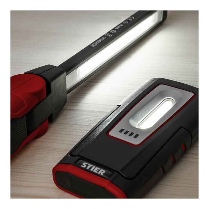 STIER led-werklampset, 300/1000 lumen, 120°