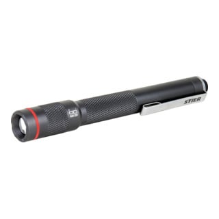 STIER led-zaklamp met zoomfunctie 120 lumen 2 x AAA