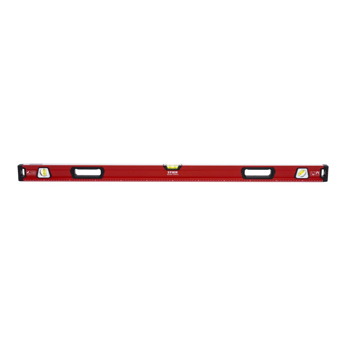 STIER Livella a bolla Premium con magnete e tre livelle 1200 mm ±0,5 mm/m