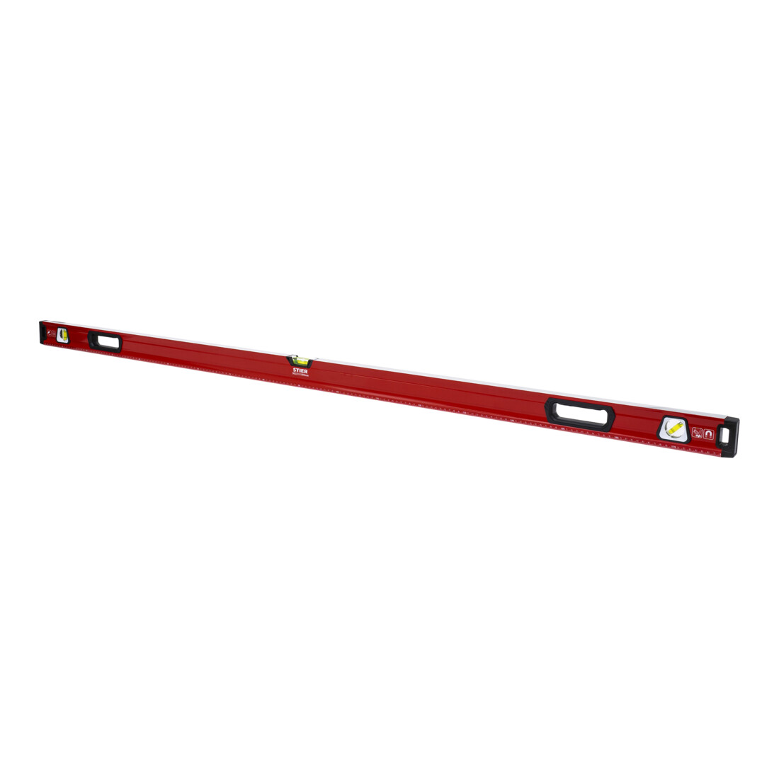 STIER Livella a bolla Premium con magnete e tre livelle 1800 mm ±0,5 mm/m